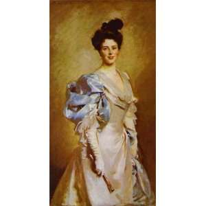  Oil Painting Mrs. Joseph Chamberlain John Singer Sargent 