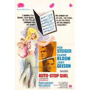   Two Wont Go Poster Belgian 27x40 Rod Steiger Claire Bloom Judy Geeson