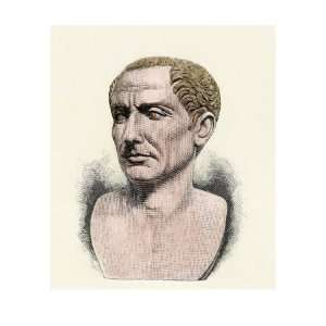 Julius Caesar Bust Premium Poster Print