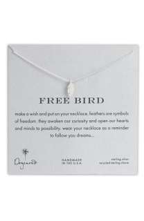 Dogeared Reminder   Free Bird Feather Necklace  