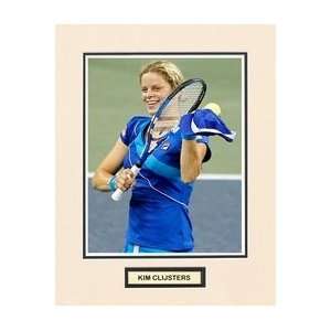  Kim Clijsters Matted Photo Sports Collectibles