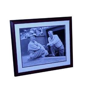  Cy Young and Lefty Grove Framed Black and White 16x20 
