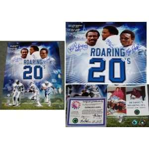  Barry Sanders, Billy Sims, and Lem Barney Detroit Lions 
