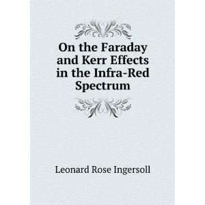   in the Infra Red Spectrum Leonard Rose Ingersoll  Books