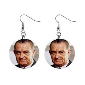  President Lyndon B. Johnson earrings 