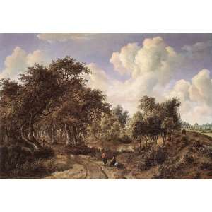  FRAMED oil paintings   Meindert Hobbema   24 x 16 inches 