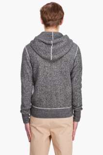 Wings + Horns Knit Hoodie for men  