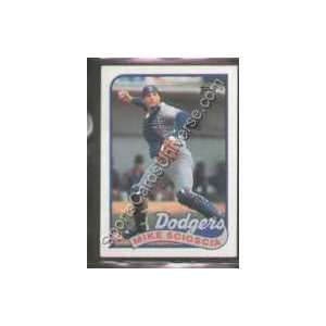  1989 Topps Regular #755 Mike Scioscia, Los Angeles Dodgers 