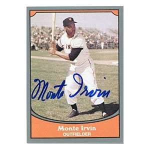Monte Irvin Autographed/Signed 1990 Pacific Trading Card