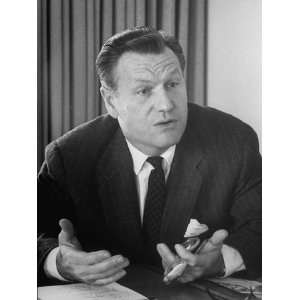  Portrait of Nelson A. Rockefeller in His Office Stretched 