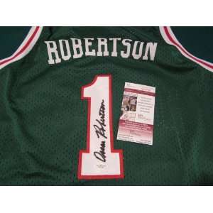 Oscar Robertson Milwaukee Bucks Signed Autographed JSA Jersey HOF