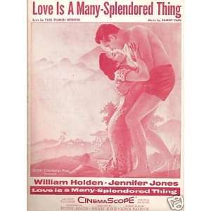  Sheet Music Love Is A ManySplendored Thing 85 Everything 