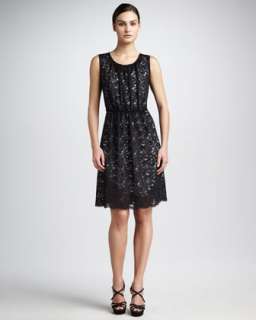 Dkny Scoop Neckline Dress  