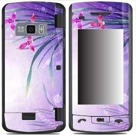 LG EnV Touch Skin Sticker Cover Case Purple Plants  
