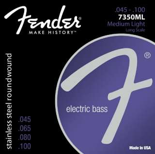 Fender Electric Bass Guitar Strings   7350ML  