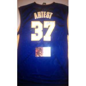 Ron Artest Signed Los Angeles Lakers Jersey