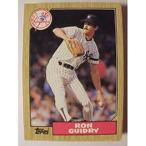  1987 Topps #375 Ron Guidry