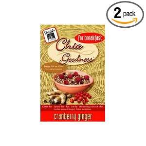 Ruths Chia Goodness, Cranberry Ginger, 12 Ounce (Pack of 2)  