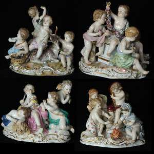 Meissen Porcelain Figurines Four Seasons  