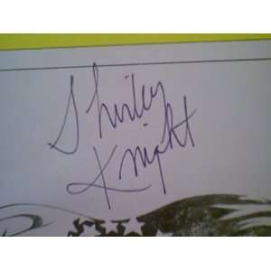 Knight, Shirley 1975 Playbill Kennedys Children Signed Autograph 