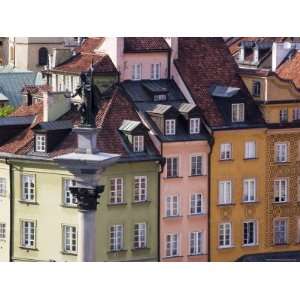 Castle Square and Sigismund III Vasa Column to the Colourful Houses of 