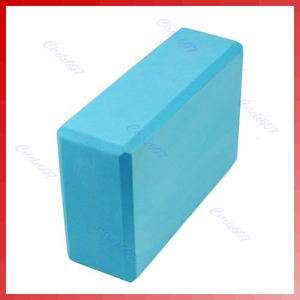 Yoga Block Blue Foaming Foam Block Home Exercise Tool  