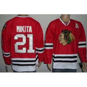Stan Mikita Jersey Chicago Blackhawks #21 Red Jersey Hockey Jersey