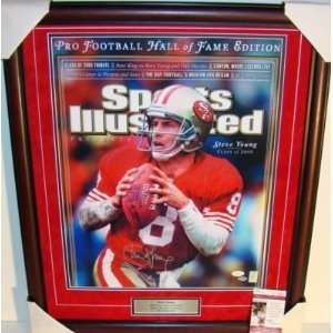  Steve Young Autographed Picture   NEW Framed SI 16x20 JSA 