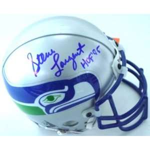 Steve Largent Signed Seahawks Mini Helmet