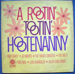 FRED NEIL et al A Rootin Tootin Hootenanny FM LP Folk  