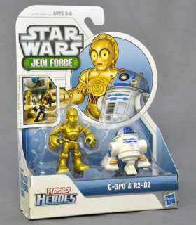 Playskool Heroes Star Wars Jedi Force Set C3PO & R2D2 New  