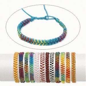 Wholesale 12* Hand knit Thread 9 Friendship Bracelets  