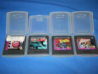  GAME GEAR BLACK GAME GENIE CASE EXTENDED BATTERY WORKS GREAT 8 GAMES 