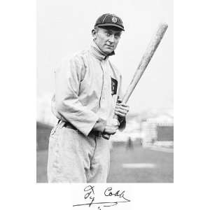 Ty Cobb HOF Aggressive Major League Baseball Player Reprint Autograph 