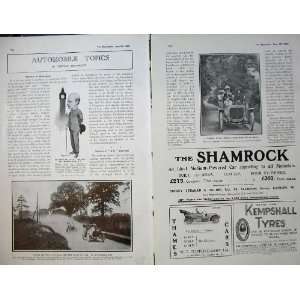  1908 Walter Long Motor Car Shamrock Tyres Humber Rhodes 