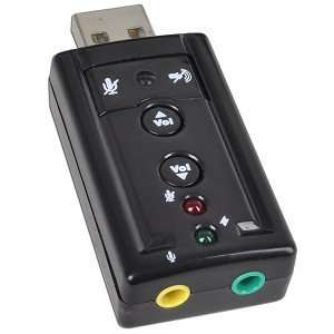  5.1 Channel USB 2.0 External Digital Sound Adapter   Plug 