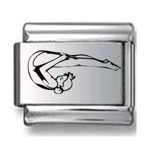  Professional Diver Laser Italian Charm Jewelry