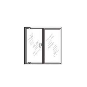   Pivot Shower Door with Panel for 42 to 43 Opening AM36242.421.006