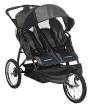   Store Store   Baby Trend Double Jogger Stroller in Grey and Navy