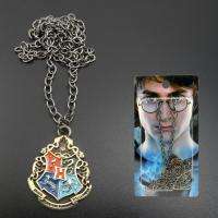 Movie Harry Potter Hogwarts Metal Necklace NIB  