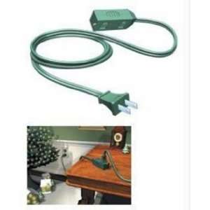   Green 3 Outlet Indoor Extension Power Cord   20 