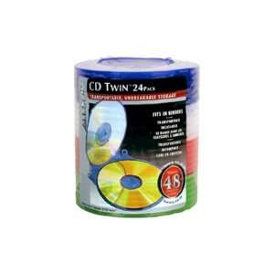   Storage CD Jewel Case Polypropylene 2 CD Blue Clear Electronics