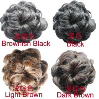   Wavy Hair Bun Rubber Band Extension HOT Sell  P 9  