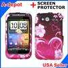 HTC Wildfire S G13 T Mobile Crystal Clear Hard Case Cover +Screen 