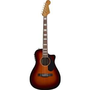  Fender Malibu SCE Folk Style Acoustic Electric Guitar, 3 