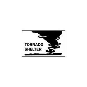 BRADY 75971 Sign,10X14,Tornado Shelter  Industrial 