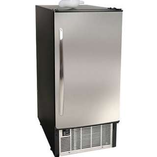   Ice Maker, EdgeStar IB450SS Built In / Portable Cube Machine  