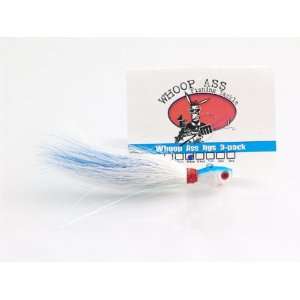    WhoopAss 1/2 oz Blueback Bucktail Jig 3 Pack