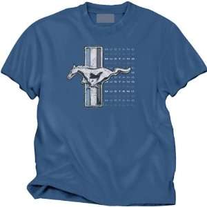  Ford Mustang Blue Stride T Shirt