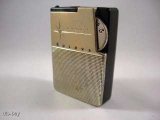 VINTAGE TRANSISTOR RADIO   BULOVA 672 SERIES  